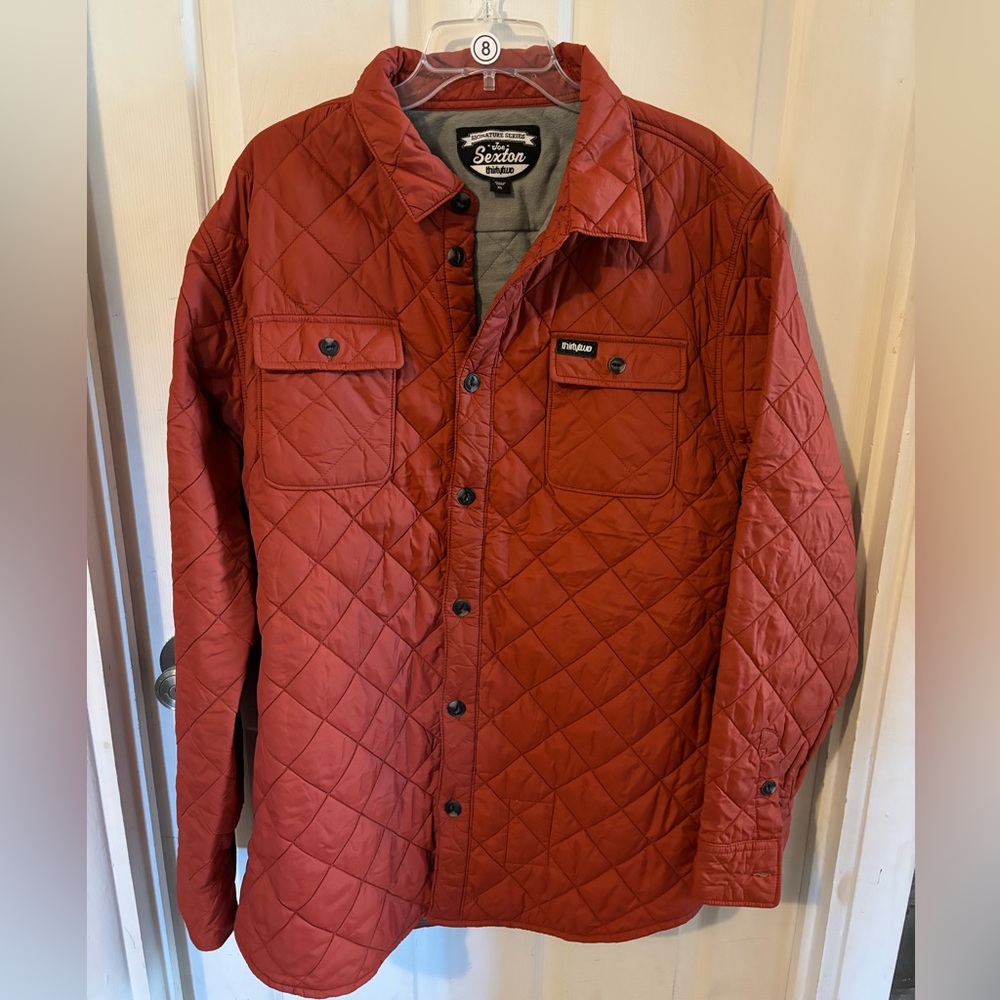 Thirtytwo Joe Sexton Pro Model Rest Stop Puffer Shacket XL